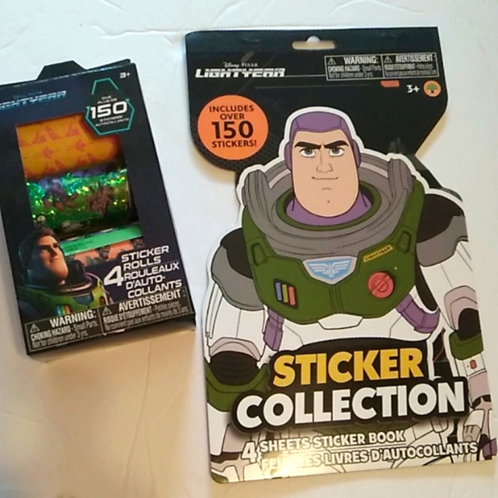 New Disney Pixar Buzz Lightyear Stickers